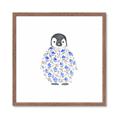 Picture of Baby Floral Penguin _GroupedProduct_Square_Mini_ _GroupedProduct_Square_Framed_Matted_