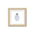 Picture of Baby Floral Penguin _GroupedProduct_Square_Mini_ _GroupedProduct_Square_Framed_Matted_