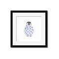 Picture of Baby Floral Penguin _GroupedProduct_Square_Mini_ _GroupedProduct_Square_Framed_Matted_