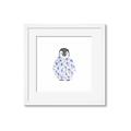 Picture of Baby Floral Penguin _GroupedProduct_Square_Mini_ _GroupedProduct_Square_Framed_Matted_