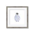 Picture of Baby Floral Penguin _GroupedProduct_Square_Mini_ _GroupedProduct_Square_Framed_Matted_