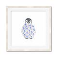 Picture of Baby Floral Penguin _GroupedProduct_Square_Mini_ _GroupedProduct_Square_Framed_Matted_
