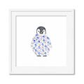 Picture of Baby Floral Penguin _GroupedProduct_Square_Mini_ _GroupedProduct_Square_Framed_Matted_