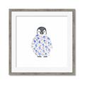Picture of Baby Floral Penguin _GroupedProduct_Square_Mini_ _GroupedProduct_Square_Framed_Matted_