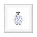 Picture of Baby Floral Penguin _GroupedProduct_Square_Mini_ _GroupedProduct_Square_Framed_Matted_