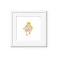 Picture of Baby Floral Duck  _GroupedProduct_Square_Mini_ _GroupedProduct_Square_Framed_Matted_