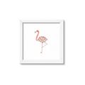 Picture of Baby Floral Flamingo  _GroupedProduct_Square_Mini_ _GroupedProduct_Square_Framed_Matted_