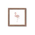 Picture of Baby Floral Flamingo  _GroupedProduct_Square_Mini_ _GroupedProduct_Square_Framed_Matted_