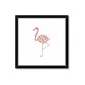 Picture of Baby Floral Flamingo  _GroupedProduct_Square_Mini_ _GroupedProduct_Square_Framed_Matted_