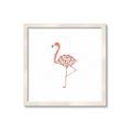 Picture of Baby Floral Flamingo  _GroupedProduct_Square_Mini_ _GroupedProduct_Square_Framed_Matted_