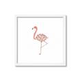Picture of Baby Floral Flamingo  _GroupedProduct_Square_Mini_ _GroupedProduct_Square_Framed_Matted_