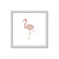 Picture of Baby Floral Flamingo  _GroupedProduct_Square_Mini_ _GroupedProduct_Square_Framed_Matted_