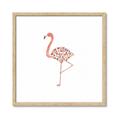 Picture of Baby Floral Flamingo  _GroupedProduct_Square_Mini_ _GroupedProduct_Square_Framed_Matted_