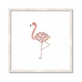 Picture of Baby Floral Flamingo  _GroupedProduct_Square_Mini_ _GroupedProduct_Square_Framed_Matted_