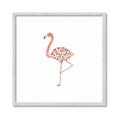 Picture of Baby Floral Flamingo  _GroupedProduct_Square_Mini_ _GroupedProduct_Square_Framed_Matted_