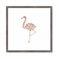Picture of Baby Floral Flamingo  _GroupedProduct_Square_Mini_ _GroupedProduct_Square_Framed_Matted_