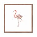 Picture of Baby Floral Flamingo  _GroupedProduct_Square_Mini_ _GroupedProduct_Square_Framed_Matted_