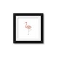 Picture of Baby Floral Flamingo  _GroupedProduct_Square_Mini_ _GroupedProduct_Square_Framed_Matted_