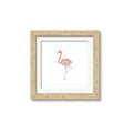 Picture of Baby Floral Flamingo  _GroupedProduct_Square_Mini_ _GroupedProduct_Square_Framed_Matted_