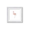 Picture of Baby Floral Flamingo  _GroupedProduct_Square_Mini_ _GroupedProduct_Square_Framed_Matted_