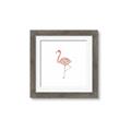 Picture of Baby Floral Flamingo  _GroupedProduct_Square_Mini_ _GroupedProduct_Square_Framed_Matted_