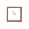 Picture of Baby Floral Flamingo  _GroupedProduct_Square_Mini_ _GroupedProduct_Square_Framed_Matted_