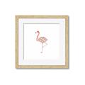 Picture of Baby Floral Flamingo  _GroupedProduct_Square_Mini_ _GroupedProduct_Square_Framed_Matted_