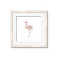 Picture of Baby Floral Flamingo  _GroupedProduct_Square_Mini_ _GroupedProduct_Square_Framed_Matted_