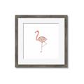 Picture of Baby Floral Flamingo  _GroupedProduct_Square_Mini_ _GroupedProduct_Square_Framed_Matted_