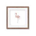 Picture of Baby Floral Flamingo  _GroupedProduct_Square_Mini_ _GroupedProduct_Square_Framed_Matted_