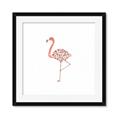 Picture of Baby Floral Flamingo  _GroupedProduct_Square_Mini_ _GroupedProduct_Square_Framed_Matted_