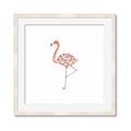 Picture of Baby Floral Flamingo  _GroupedProduct_Square_Mini_ _GroupedProduct_Square_Framed_Matted_