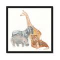 Picture of Safari Squad I _GroupedProduct_Square_Mini_ _GroupedProduct_Square_Framed_Matted_