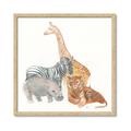 Picture of Safari Squad I _GroupedProduct_Square_Mini_ _GroupedProduct_Square_Framed_Matted_