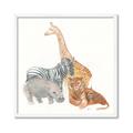 Picture of Safari Squad I _GroupedProduct_Square_Mini_ _GroupedProduct_Square_Framed_Matted_