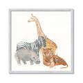 Picture of Safari Squad I _GroupedProduct_Square_Mini_ _GroupedProduct_Square_Framed_Matted_