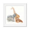 Picture of Safari Squad I _GroupedProduct_Square_Mini_ _GroupedProduct_Square_Framed_Matted_