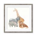 Picture of Safari Squad I _GroupedProduct_Square_Mini_ _GroupedProduct_Square_Framed_Matted_