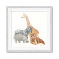 Picture of Safari Squad I _GroupedProduct_Square_Mini_ _GroupedProduct_Square_Framed_Matted_