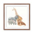 Picture of Safari Squad I _GroupedProduct_Square_Mini_ _GroupedProduct_Square_Framed_Matted_