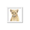 Picture of Lion Babe _GroupedProduct_Square_Mini_ _GroupedProduct_Square_Framed_Matted_