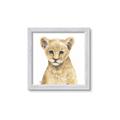Picture of Lion Babe _GroupedProduct_Square_Mini_ _GroupedProduct_Square_Framed_Matted_