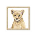 Picture of Lion Babe _GroupedProduct_Square_Mini_ _GroupedProduct_Square_Framed_Matted_