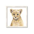 Picture of Lion Babe _GroupedProduct_Square_Mini_ _GroupedProduct_Square_Framed_Matted_
