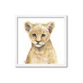 Picture of Lion Babe _GroupedProduct_Square_Mini_ _GroupedProduct_Square_Framed_Matted_
