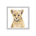 Picture of Lion Babe _GroupedProduct_Square_Mini_ _GroupedProduct_Square_Framed_Matted_