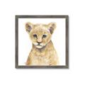 Picture of Lion Babe _GroupedProduct_Square_Mini_ _GroupedProduct_Square_Framed_Matted_
