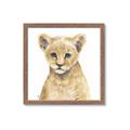Picture of Lion Babe _GroupedProduct_Square_Mini_ _GroupedProduct_Square_Framed_Matted_