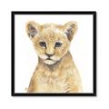 Picture of Lion Babe _GroupedProduct_Square_Mini_ _GroupedProduct_Square_Framed_Matted_