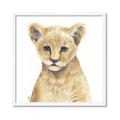 Picture of Lion Babe _GroupedProduct_Square_Mini_ _GroupedProduct_Square_Framed_Matted_